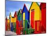 Beach Huts, Fish Hoek, Cape Peninsula, Cape Town, South Africa, Africa-Gavin Hellier-Mounted Photographic Print