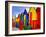 Beach Huts, Fish Hoek, Cape Peninsula, Cape Town, South Africa, Africa-Gavin Hellier-Framed Photographic Print