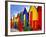 Beach Huts, Fish Hoek, Cape Peninsula, Cape Town, South Africa, Africa-Gavin Hellier-Framed Photographic Print