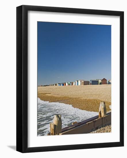 Beach Huts, Hayling Island, Hampshire, England, United Kingdom, Europe-James Emmerson-Framed Photographic Print