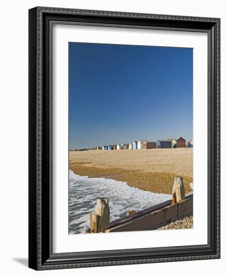 Beach Huts, Hayling Island, Hampshire, England, United Kingdom, Europe-James Emmerson-Framed Photographic Print