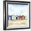 Beach Huts I-Grace Popp-Framed Premium Giclee Print