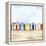 Beach Huts II-Grace Popp-Framed Stretched Canvas