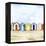 Beach Huts II-Grace Popp-Framed Stretched Canvas