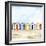 Beach Huts II-Grace Popp-Framed Premium Giclee Print