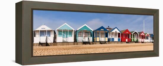 Beach Huts in Southwold, Suffolk, UK-Nadia Isakova-Framed Premier Image Canvas