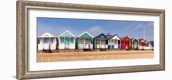 Beach Huts in Southwold, Suffolk, UK-Nadia Isakova-Framed Photographic Print