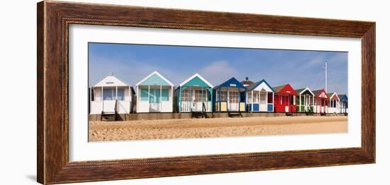 Beach Huts in Southwold, Suffolk, UK-Nadia Isakova-Framed Photographic Print