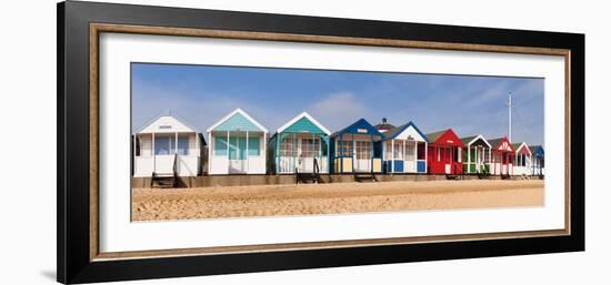 Beach Huts in Southwold, Suffolk, UK-Nadia Isakova-Framed Photographic Print