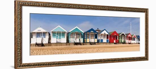 Beach Huts in Southwold, Suffolk, UK-Nadia Isakova-Framed Photographic Print