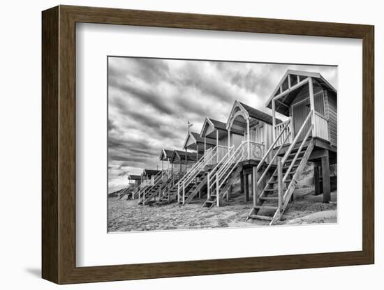 Beach huts in Wells-Next-the-Sea, Norfolk, UK-Nadia Isakova-Framed Photographic Print