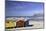 Beach huts on Muizenburg Beach, Cape Town, Western Cape, South Africa, Africa-Ian Trower-Mounted Photographic Print