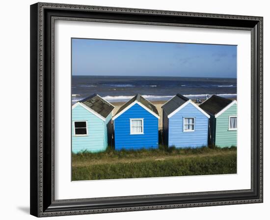 Beach Huts, Southwold, Suffolk, England, United Kingdom-Amanda Hall-Framed Photographic Print