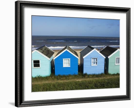 Beach Huts, Southwold, Suffolk, England, United Kingdom-Amanda Hall-Framed Photographic Print