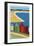 Beach Huts-Gale McKee-Framed Giclee Print