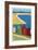 Beach Huts-Gale McKee-Framed Giclee Print