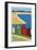 Beach Huts-Gale McKee-Framed Giclee Print