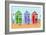 Beach Huts-Peter Adderley-Framed Art Print