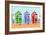 Beach Huts-Peter Adderley-Framed Art Print