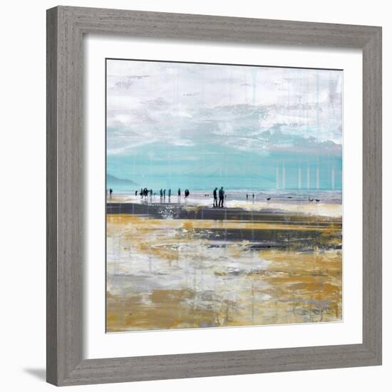 Beach III-Clara Summer-Framed Art Print