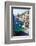 Beach in a Cove, Praiano, Amalfi Coast, Italy-George Oze-Framed Photographic Print