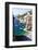 Beach in a Cove, Praiano, Amalfi Coast, Italy-George Oze-Framed Photographic Print