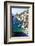 Beach in a Cove, Praiano, Amalfi Coast, Italy-George Oze-Framed Photographic Print