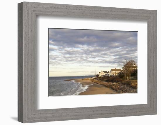 Beach in Barnstable, Cape Cod, Massachusetts, USA-Susan Pease-Framed Photographic Print