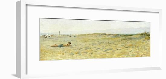 Beach in Cinquale-Francesco Gioli-Framed Giclee Print