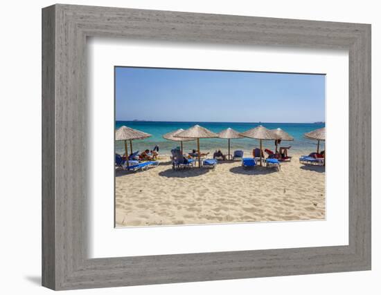 Beach in Naxos Island, Greece-Ali Kabas-Framed Photographic Print