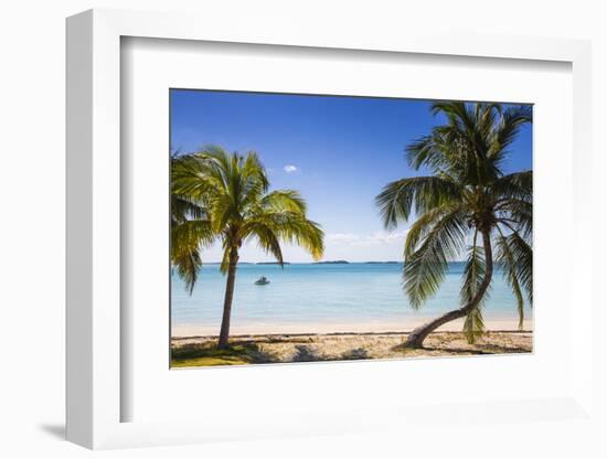 Beach in North of island, Hope Town, Elbow Cay, Abaco Islands, Bahamas, West Indies, Central Americ-Jane Sweeney-Framed Photographic Print