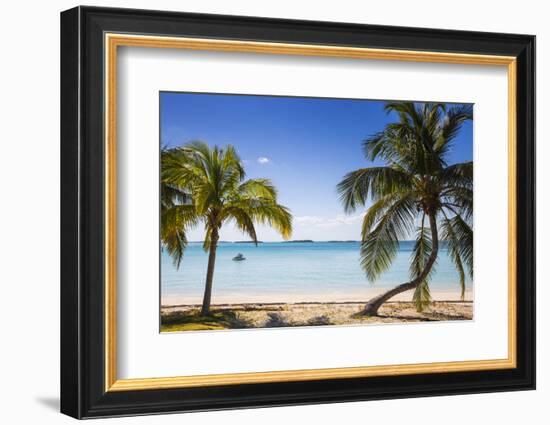 Beach in North of island, Hope Town, Elbow Cay, Abaco Islands, Bahamas, West Indies, Central Americ-Jane Sweeney-Framed Photographic Print