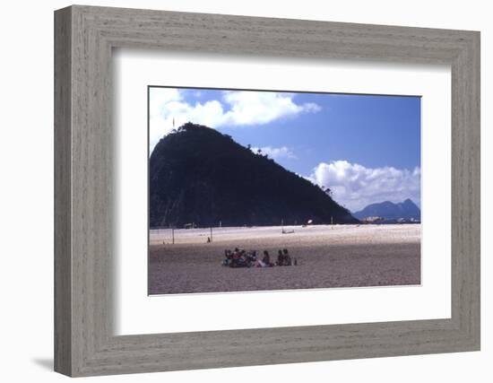 Beach in Rio De Janeiro, Brazil-Alfred Eisenstaedt-Framed Photographic Print