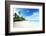 Beach in Sunset Time on Mahe Island in Seychelles-Iakov Kalinin-Framed Photographic Print