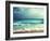 Beach in Sunset Time, Tilt Shift Soft Effect-Iakov Kalinin-Framed Photographic Print