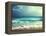 Beach in Sunset Time, Tilt Shift Soft Effect-Iakov Kalinin-Framed Premier Image Canvas