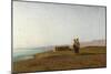 Beach in Viareggio, 1865-Vincenzo Coronelli-Mounted Giclee Print