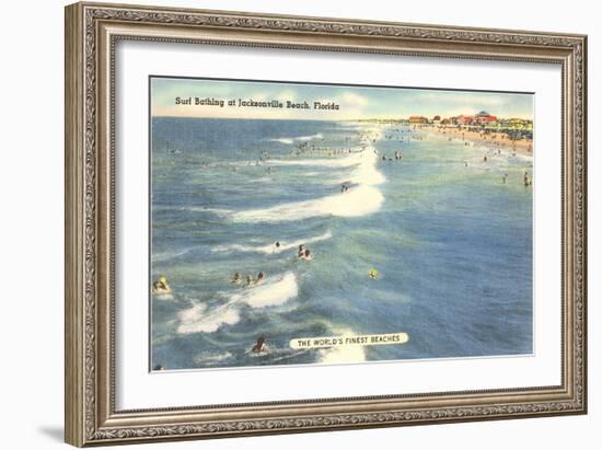 Beach, Jacksonville, Florida-null-Framed Art Print