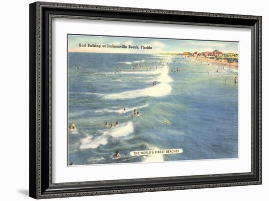 Beach, Jacksonville, Florida-null-Framed Art Print