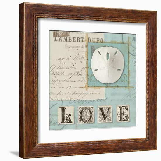 Beach Journal I-Hugo Wild-Framed Art Print