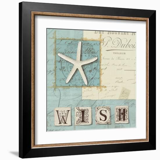 Beach Journal II-Hugo Wild-Framed Art Print