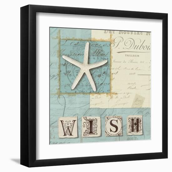 Beach Journal II-Hugo Wild-Framed Art Print