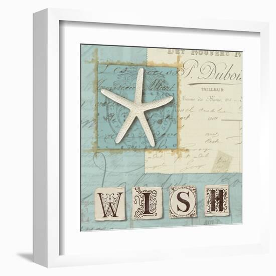 Beach Journal II-Hugo Wild-Framed Art Print