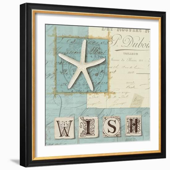 Beach Journal II-Hugo Wild-Framed Art Print