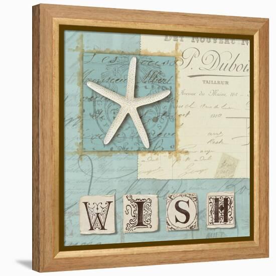 Beach Journal II-Hugo Wild-Framed Stretched Canvas