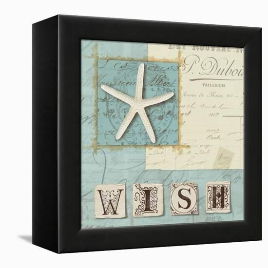 Beach Journal II-Hugo Wild-Framed Stretched Canvas