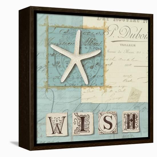 Beach Journal II-Hugo Wild-Framed Stretched Canvas