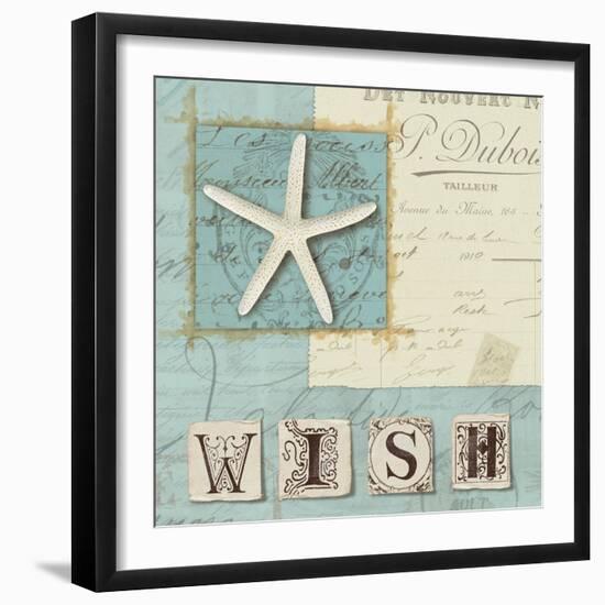 Beach Journal II-Hugo Wild-Framed Premium Giclee Print