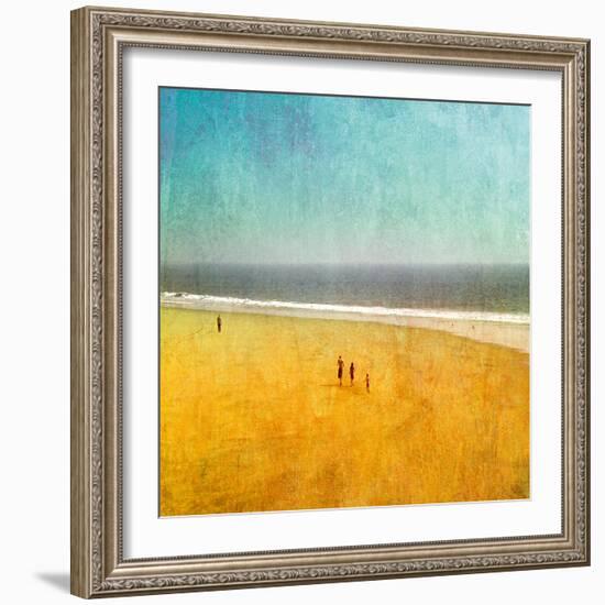 Beach Kids-Pete Kelly-Framed Giclee Print