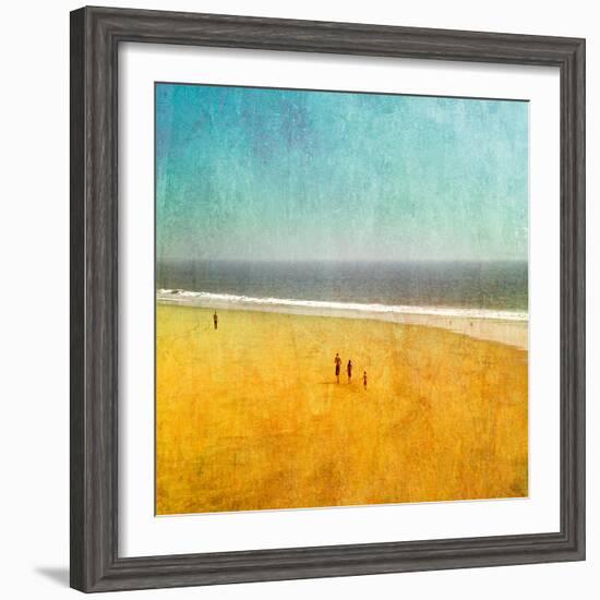 Beach Kids-Pete Kelly-Framed Giclee Print